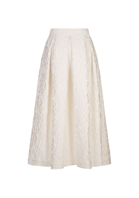 Gonna Luna Jacquard Flower Bianca LUNATICA | SKIRT LUNA JQ FLOWERWHITE-MEDIUM